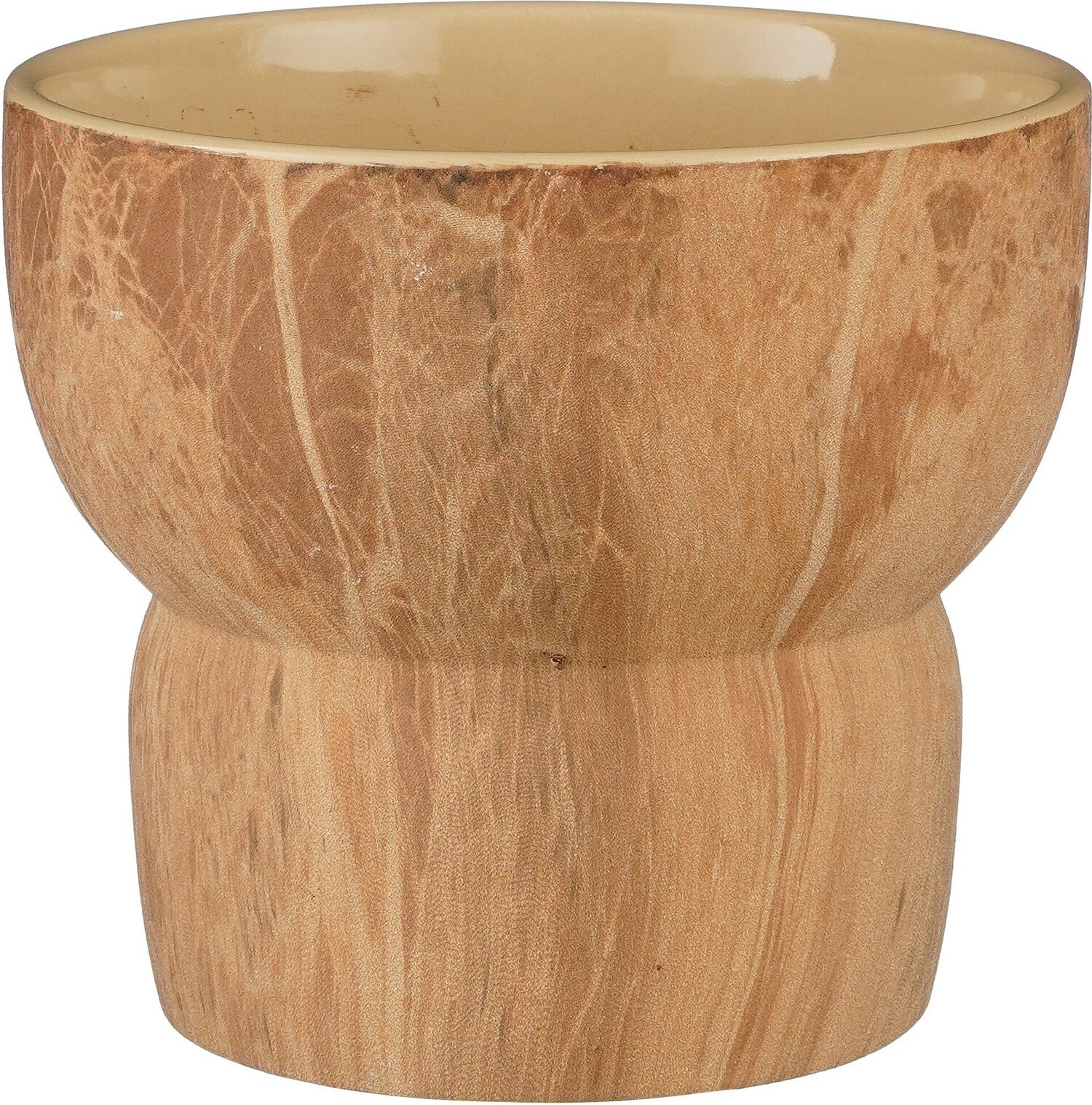 Mica Decorations bloempot Trentino bruin D 20,5 H 17,5 cm