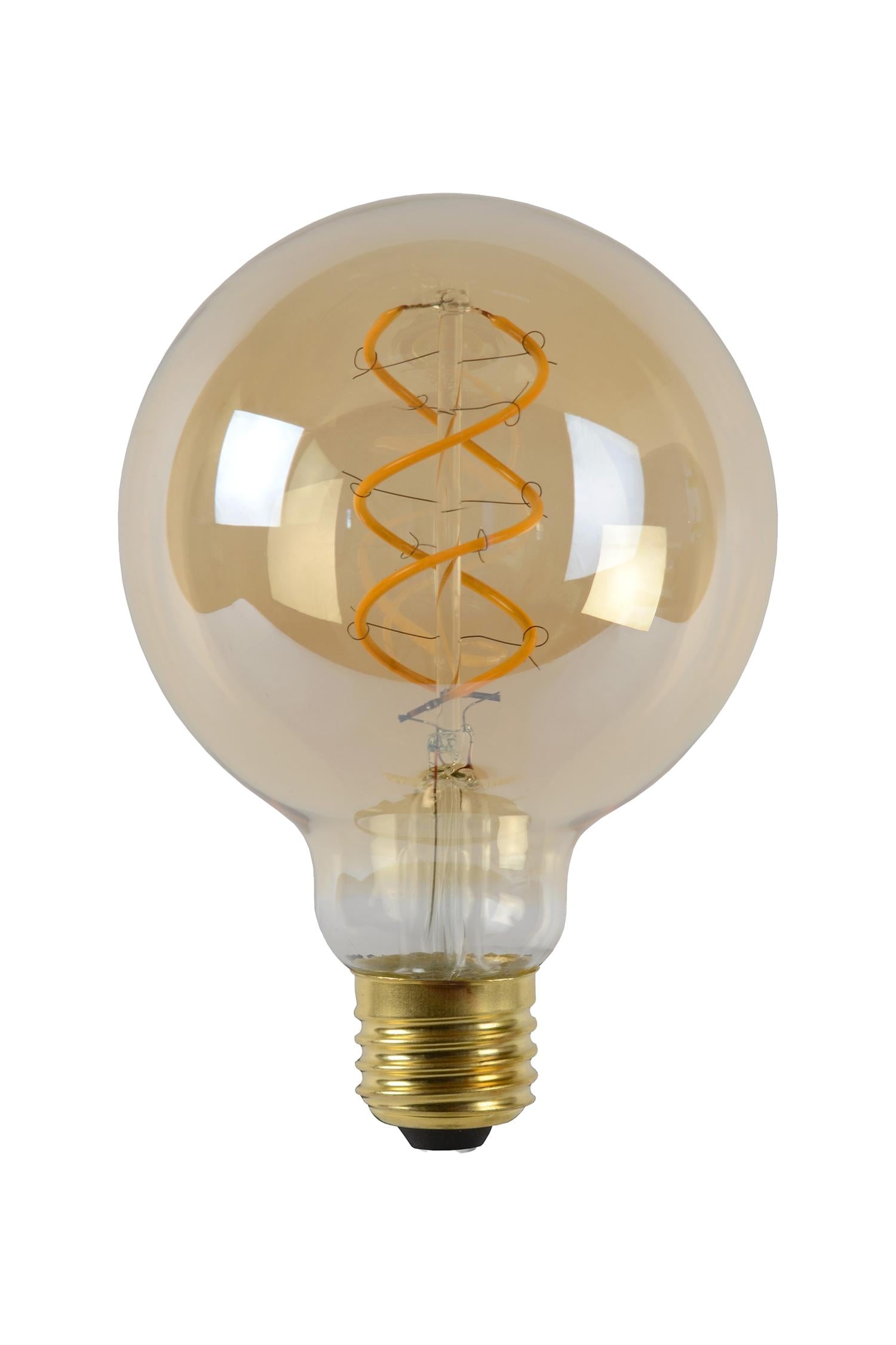 G95 LED lichtbron E27 5W 2200K amber dimbaar