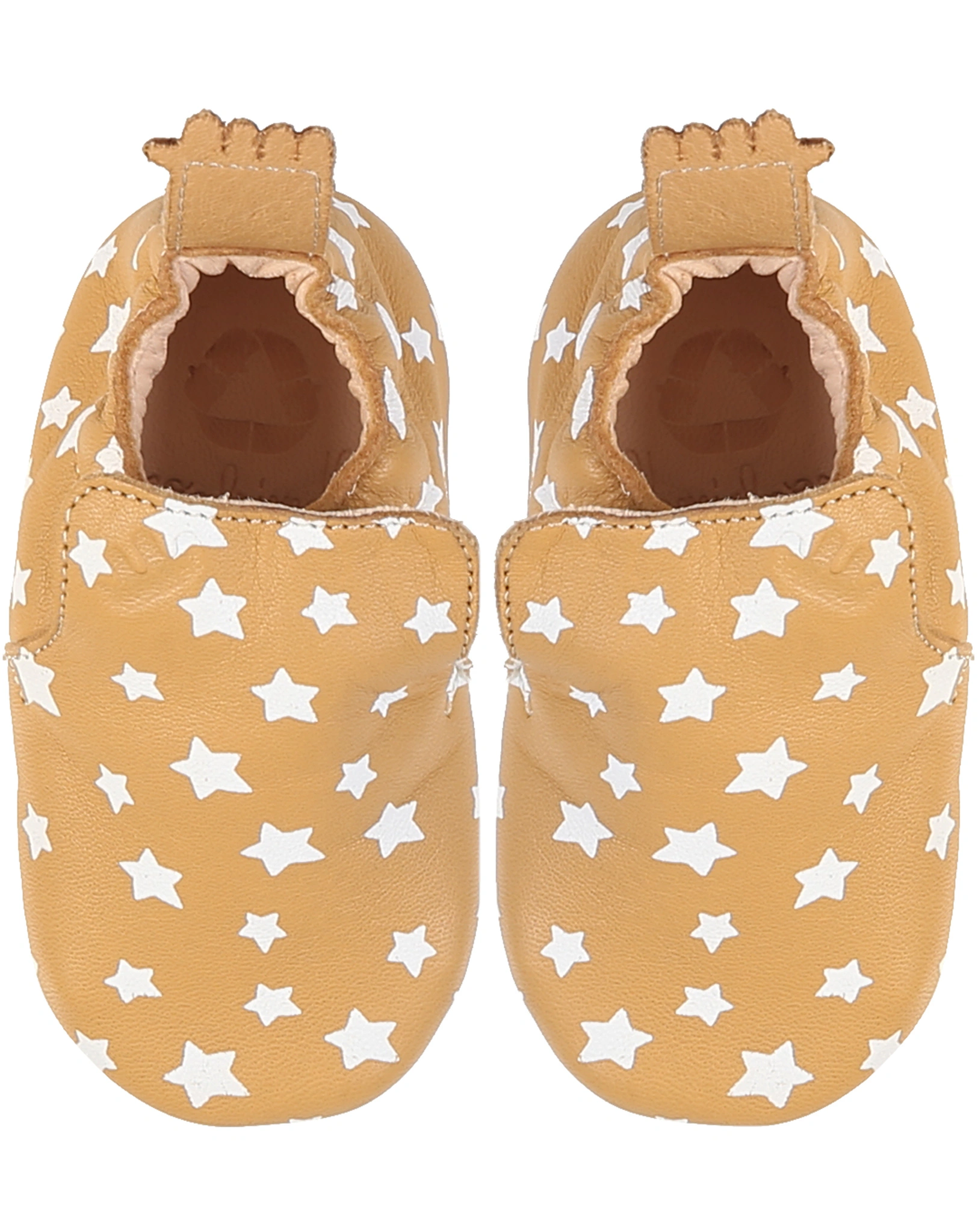 Krabbelschuhe MY BLUBLU - STARS in oxi nuit