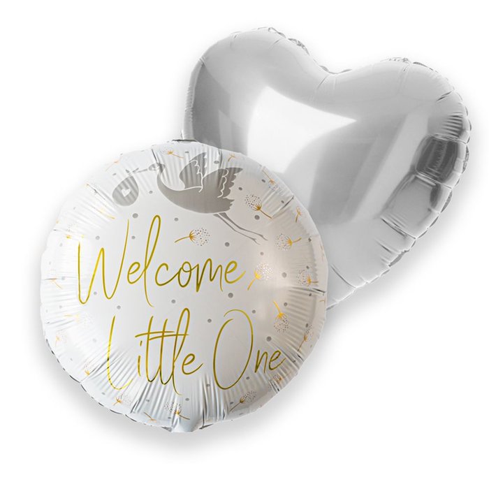 Ballonnen Duo | Welcome Little One | Ooievaar