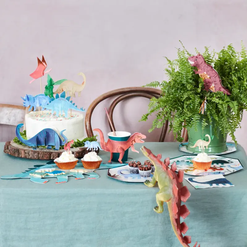 Meri Meri Cupcake Kit, Dinosaurer, 24 stk.