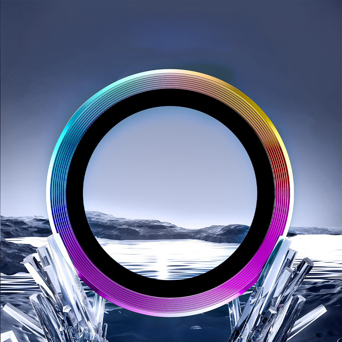 Samsung Galaxy S25 Kameraschutz Objektiv Ring Protector Abdeckung - Blau