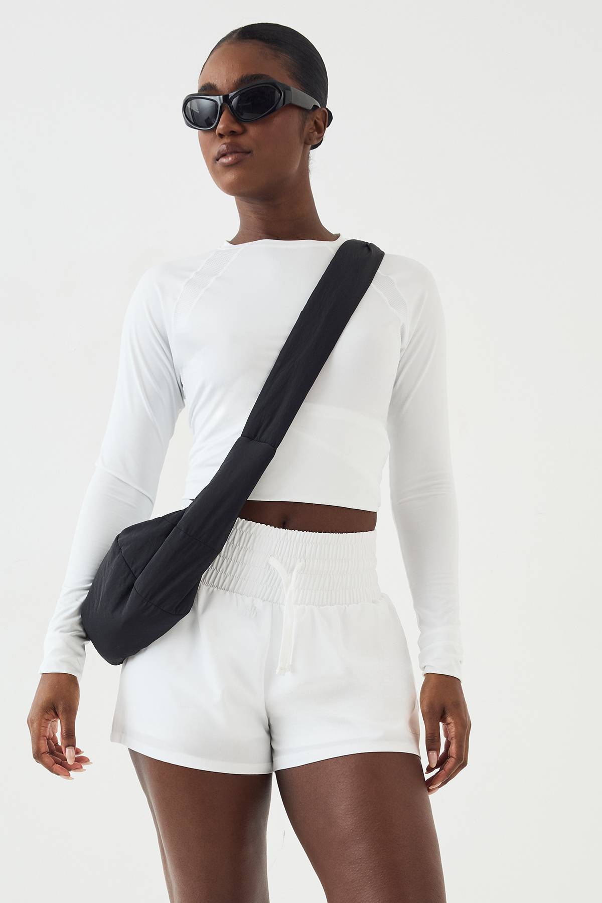 Short de Course DSGN Studio Taille Haute à Ceinture Profonde