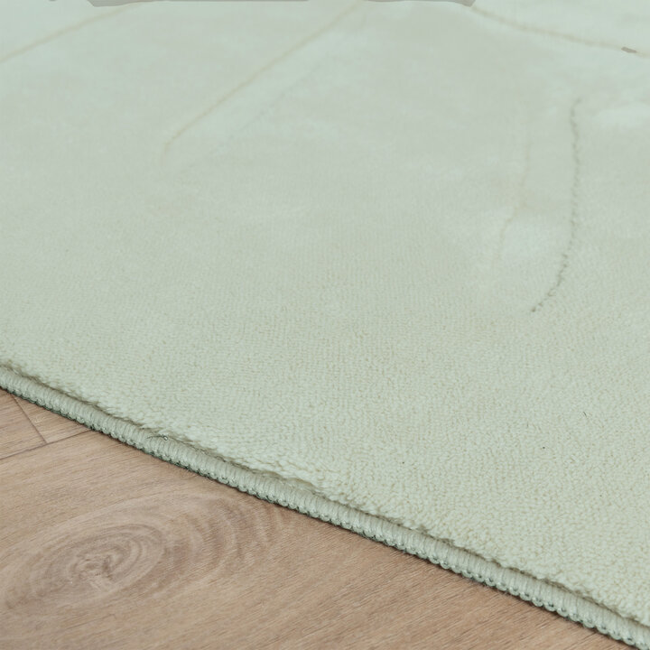 Wasbaar kindervloerkleed - Coco Blad Groen