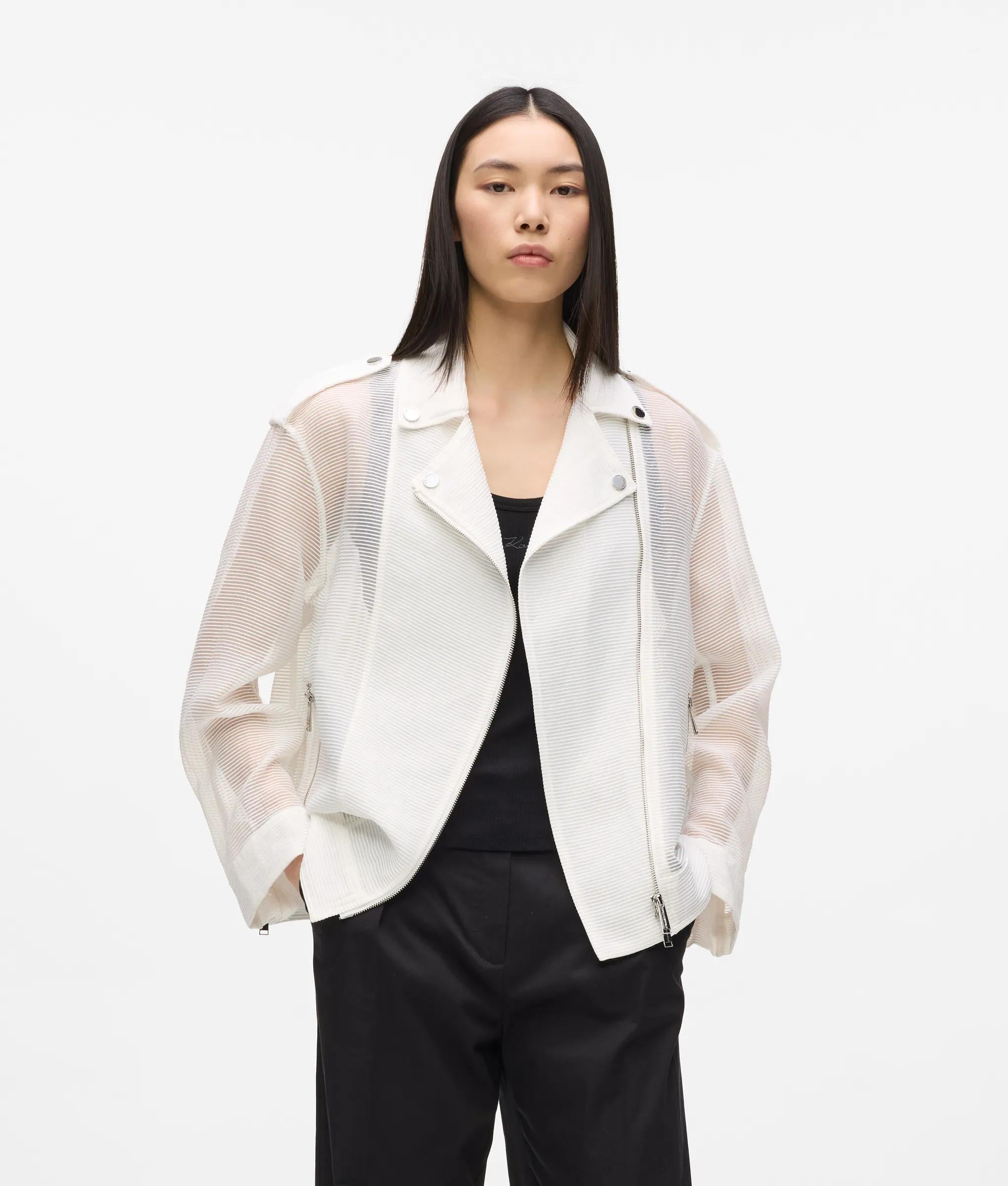 Biker van organza jacket