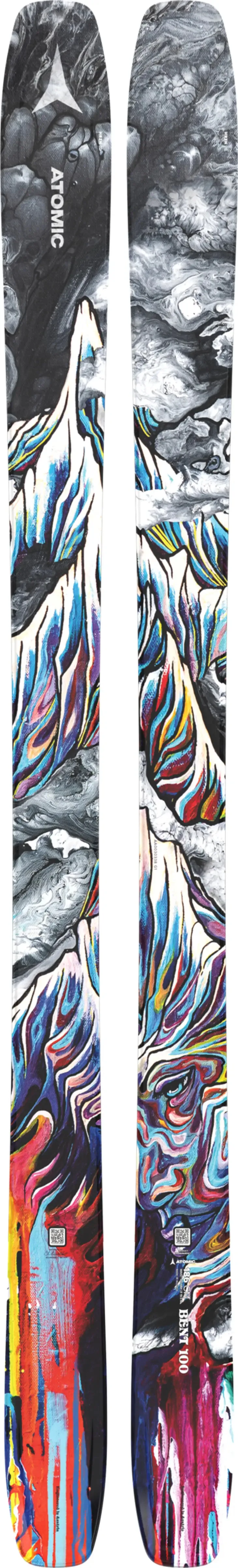 Atomic Bent 100 Black/Multicolor