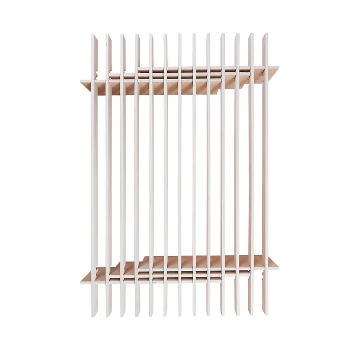 Tojo - Parallel Bett, 160 x 195 cm, Buche natur