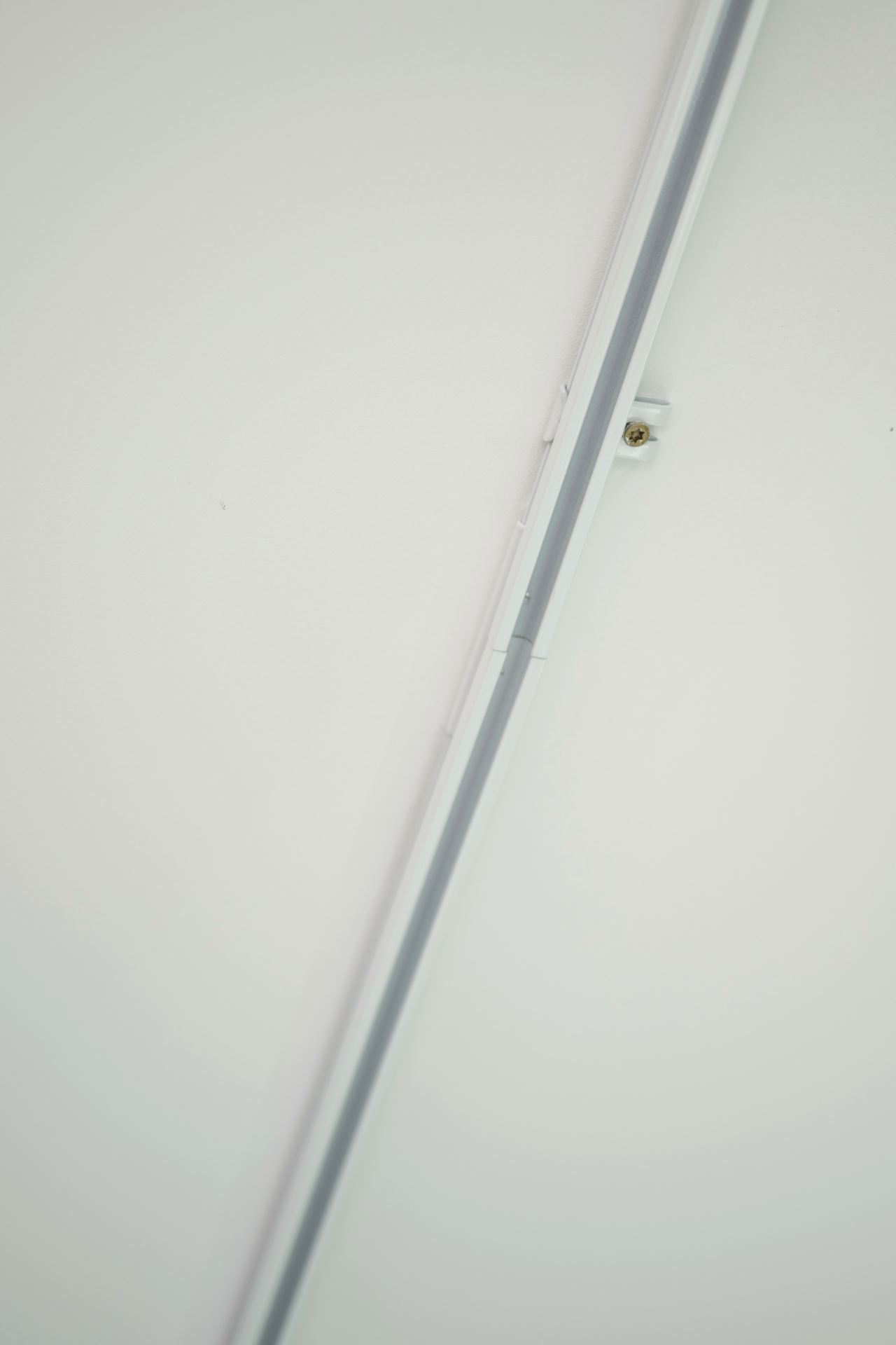U-skinne med glidere stål - 150 cm