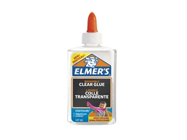 Elmer's skolelim klar 147ml - vaskbart til slim