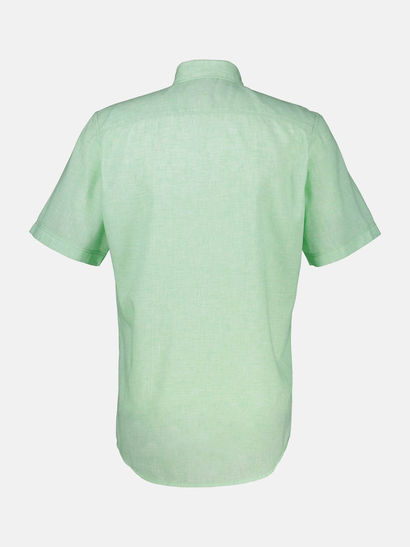 Kurzarmhemd mit verdecktem Button-down-Kragen