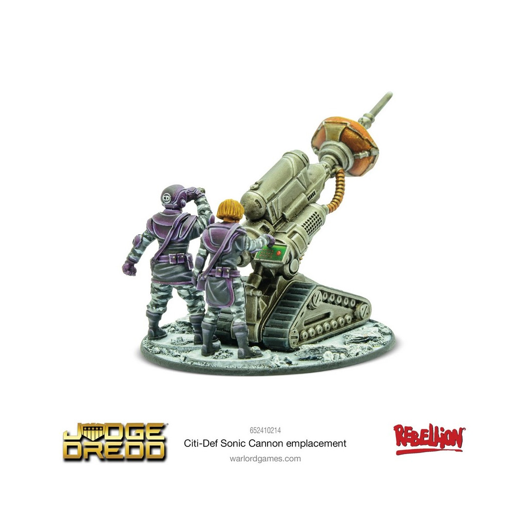 Judge Dredd: Citi-Def Sonic Cannon emplacement