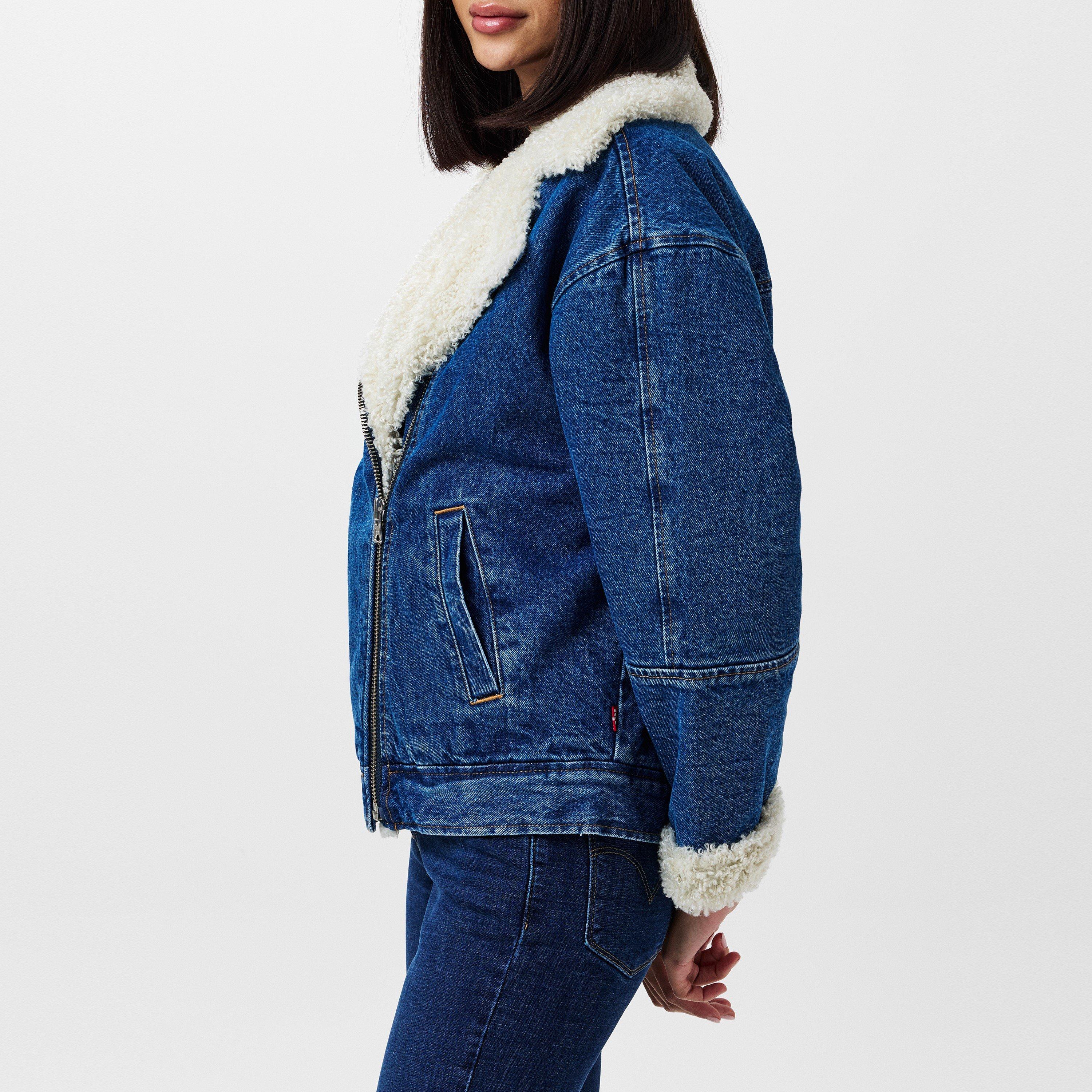 Levis Levis Sherpa Flight Jacket In The Ai