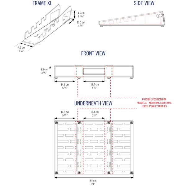 Rockboard CINQUE 5.2 C mit Flightcase