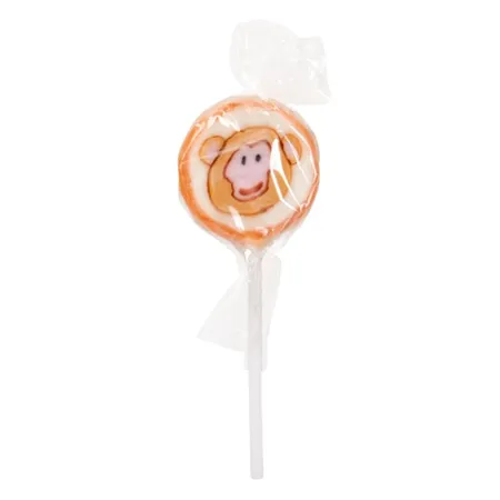 Die Spiegelburg Tierisch bunte Lollies - Bunte Geschenke, 10g, 1 Stück, 4-fach sortiert