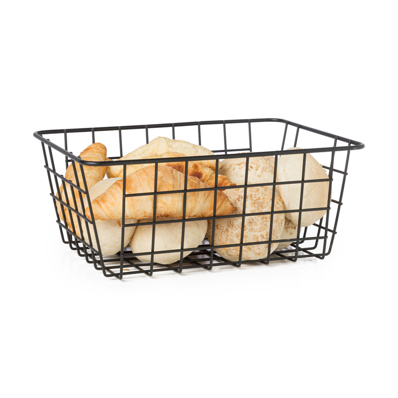 Draadmand L - ijzer - 28x22x12.5 cm