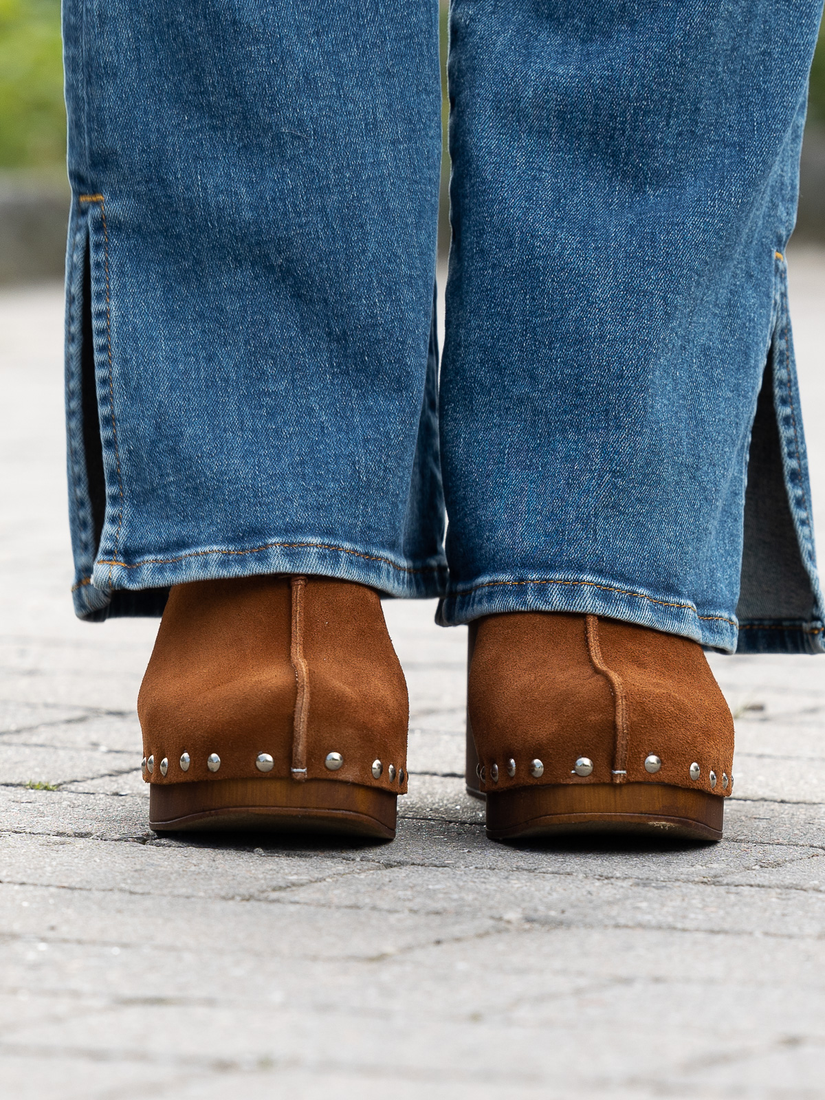 Clogs Suede Brown - Trapes Sko