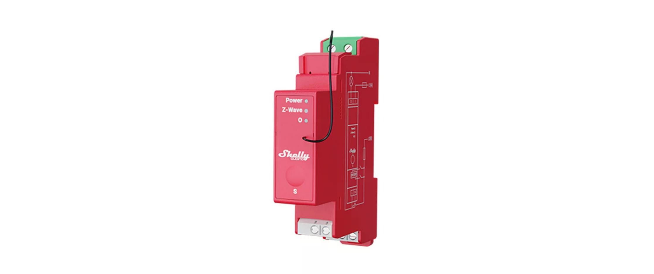 WLAN-Schaltaktor Qubino Wave PRO 1PM, Z-WaveProfessioneller 1-Kanal-DIN-Schienen-Z-Wave-Smart-Schalter mit Leistungsmessung