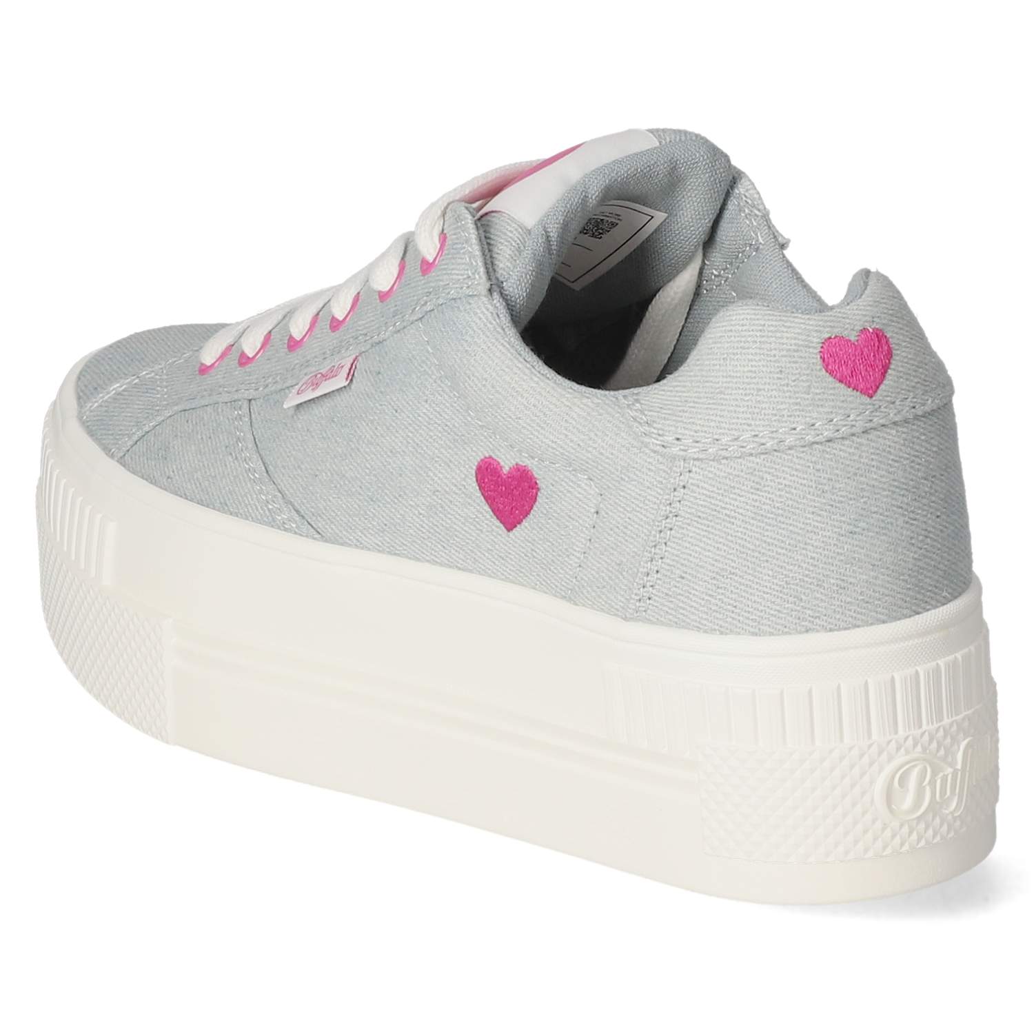 Buffalo Low Sneaker PAIRED HEART - blue/pink