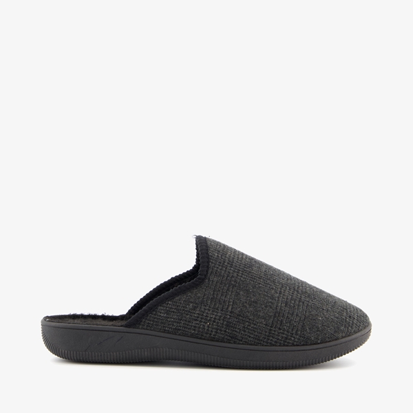 Thu!s heren pantoffels geruit grijs