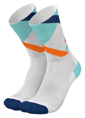 Chaussettes Incylence Strikes Blanc/Bleu