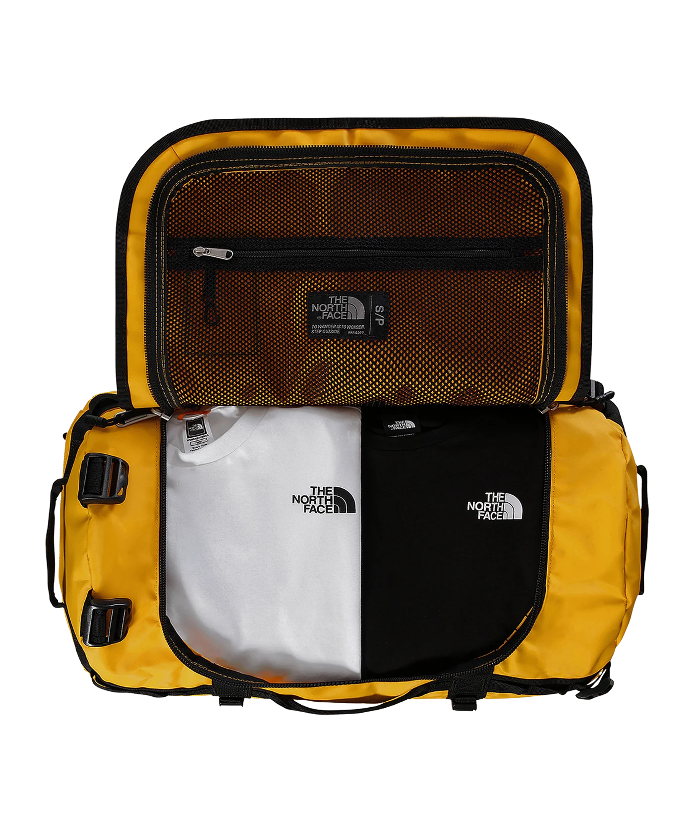 The North Face Base Camo Duffle S Tasche Gold F4WP