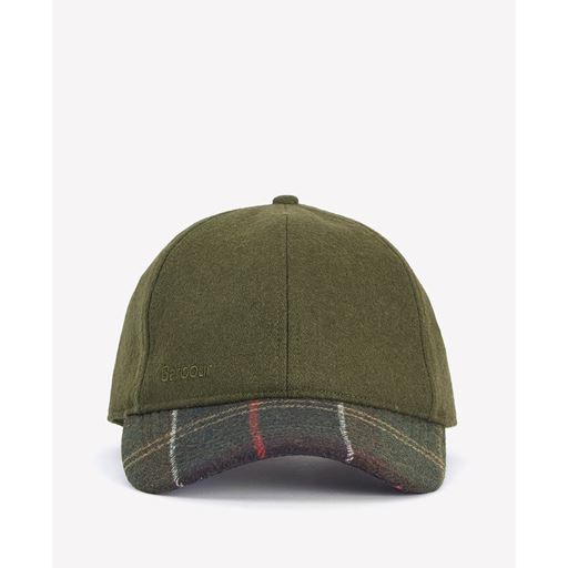 Barbour Roker Sports Cap, Forest Green/Classic, One size