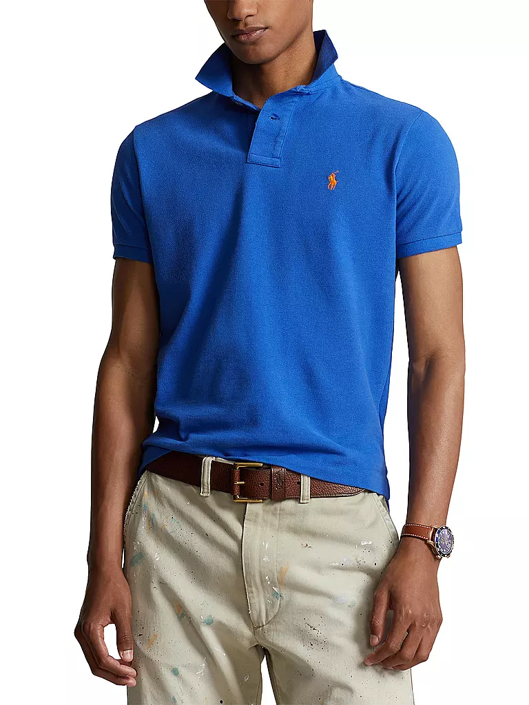 POLO RALPH LAUREN Poloshirt Custom Slim Fit blau