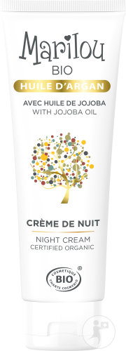 Marilou Bio Crème De Nuit À L’Huile D’Argan Bio Tube 50ml