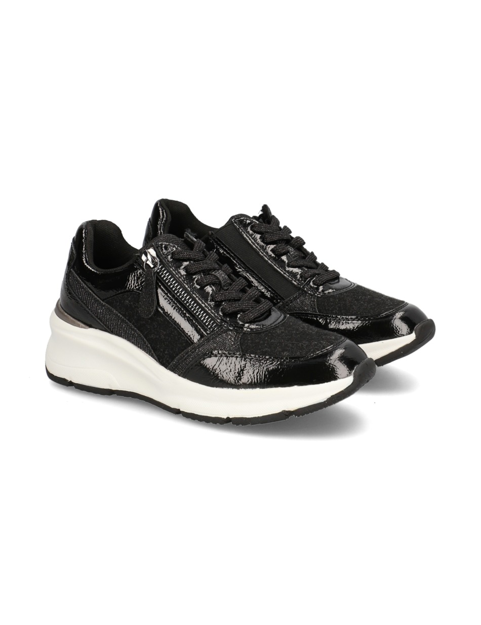 Lederkombination Sneaker