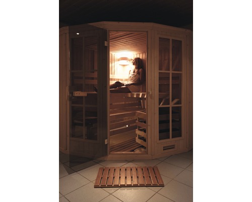 Houten vloerkleed RIDDER bamboe 52 x 52 cm