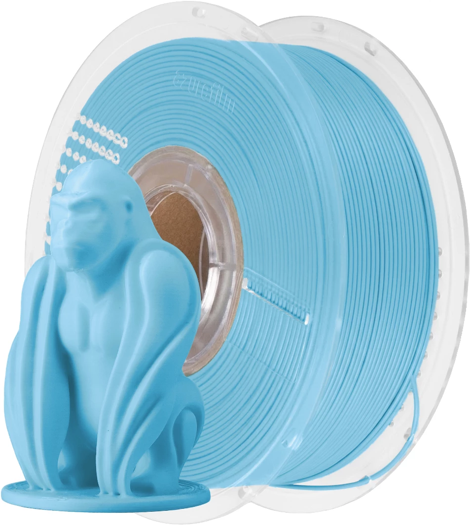 AzureFilm  PLA Cyan, 1,75 mm / 1000 g    Hochwertiger Druck mit guten mechanischen Eigenschaften in Cyan