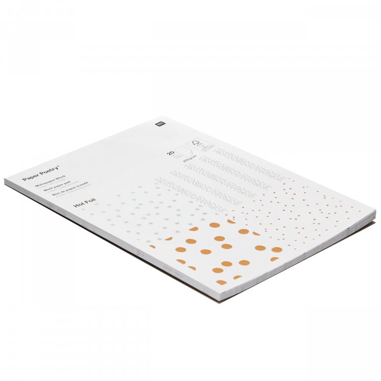 Motivpapier Block, Hot Foil