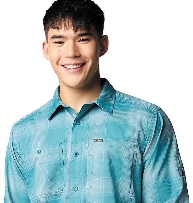 COLUMBIA - CHEMISE SILVER RIDGE UTILITY LITE PLAID LS M