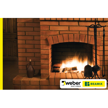 Weber Beamix metselmortel vuurvast grijs 5 kg