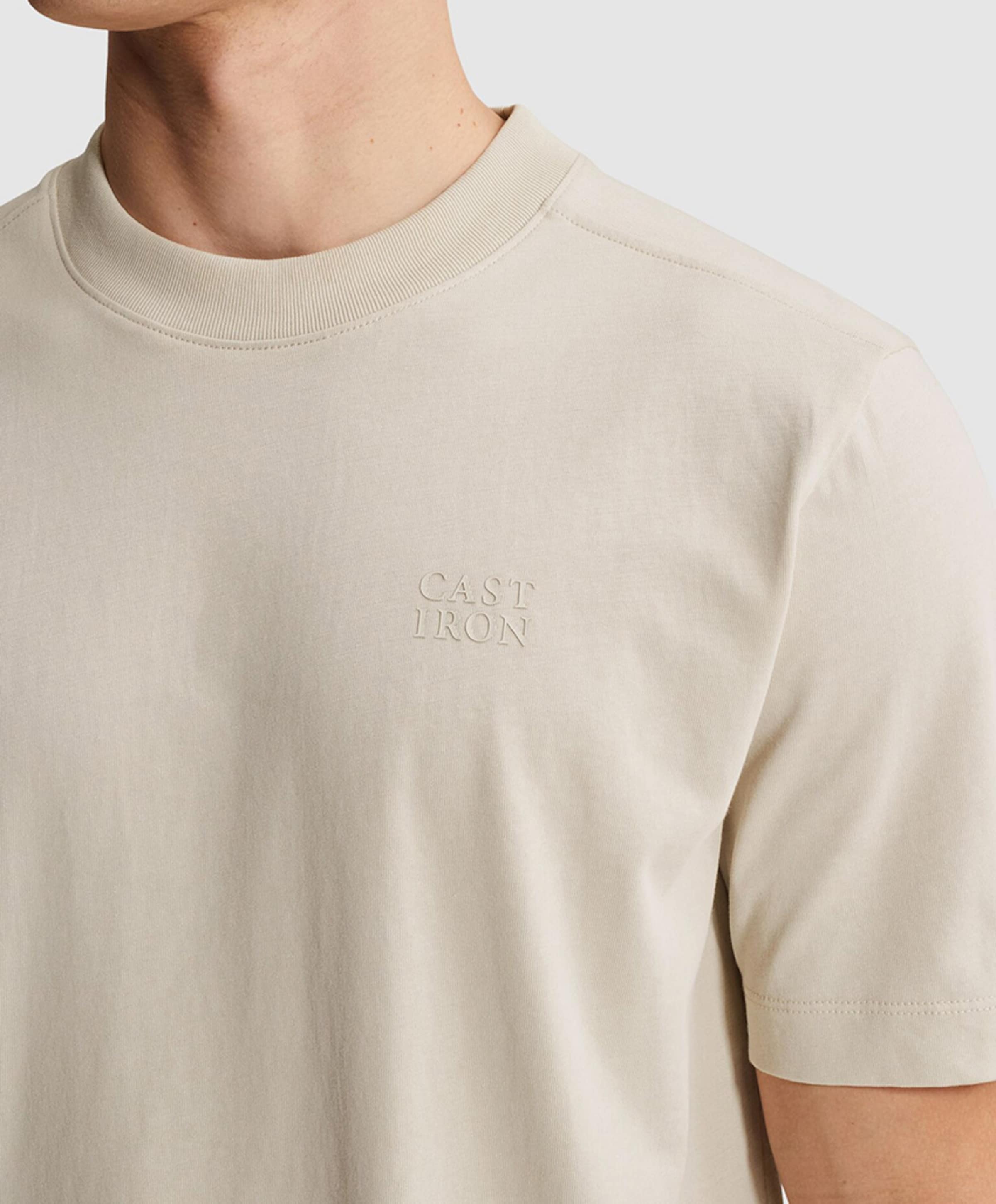 Cast Iron Heren T-shirt beige