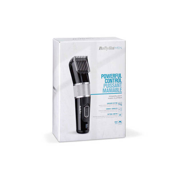 BaBylissMEN tondeuse Power Light E973E - 26 lengtestanden