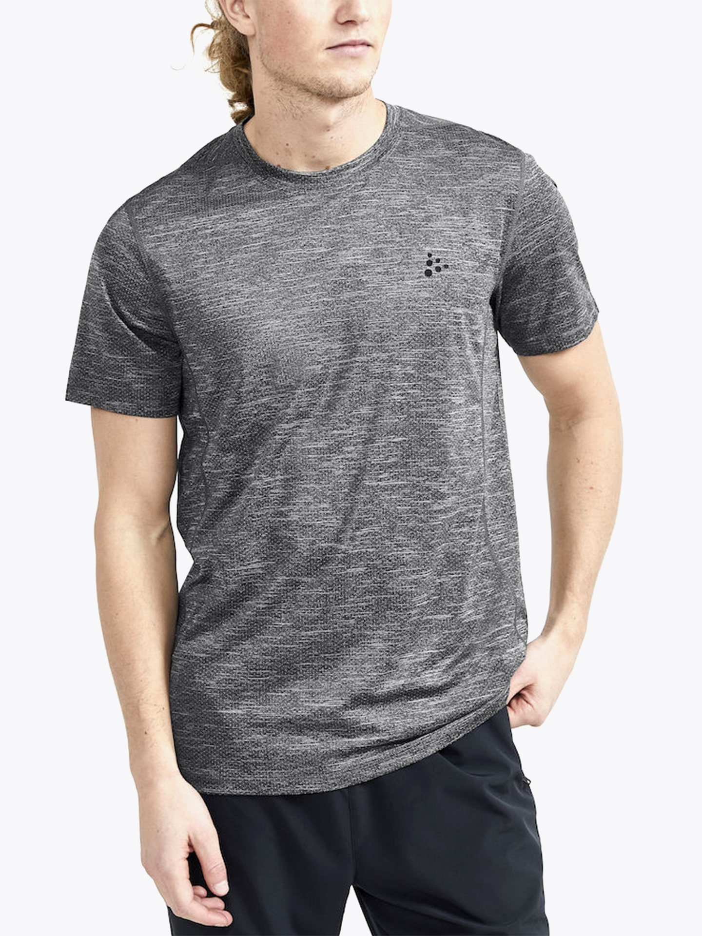 Adv Charge Melange Short Sleeve Tee Man