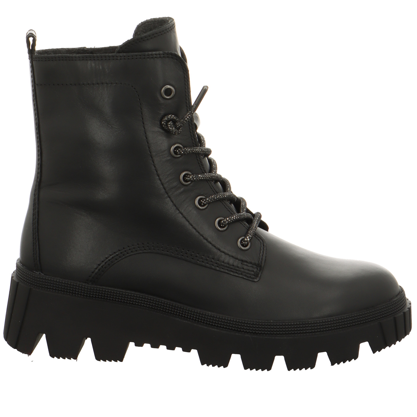 Schnürboots schwarz