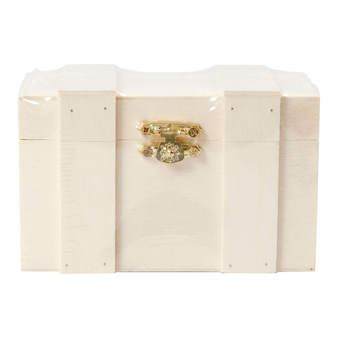Houten Schatkist, 12,5x7,5x6cm