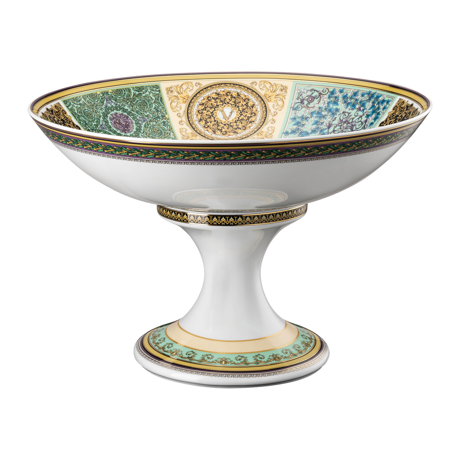 Barocco Mosaic Barocco Mosaic Schale auf Fuß 35 cm