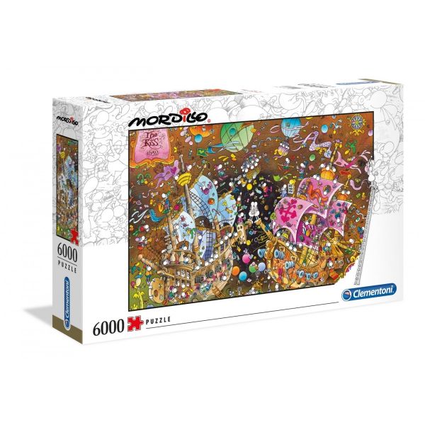 Clementoni Puzzle High Quality the Kiss Mordillo 6000pzs