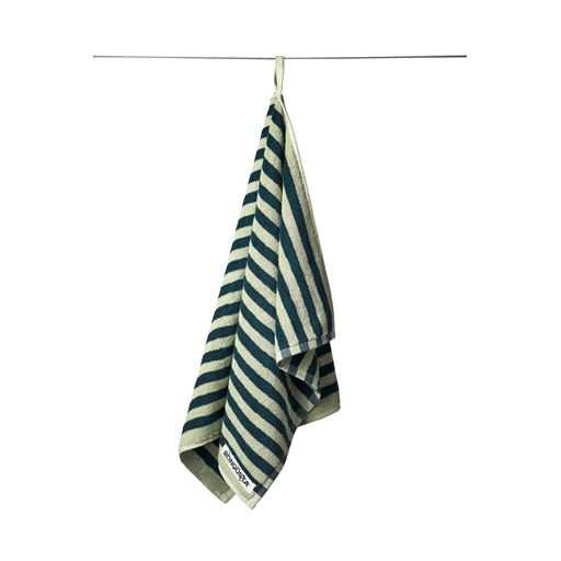 Bongusta Naram Håndklæde, Sea Foam & Deep Teal, 50x80 cm