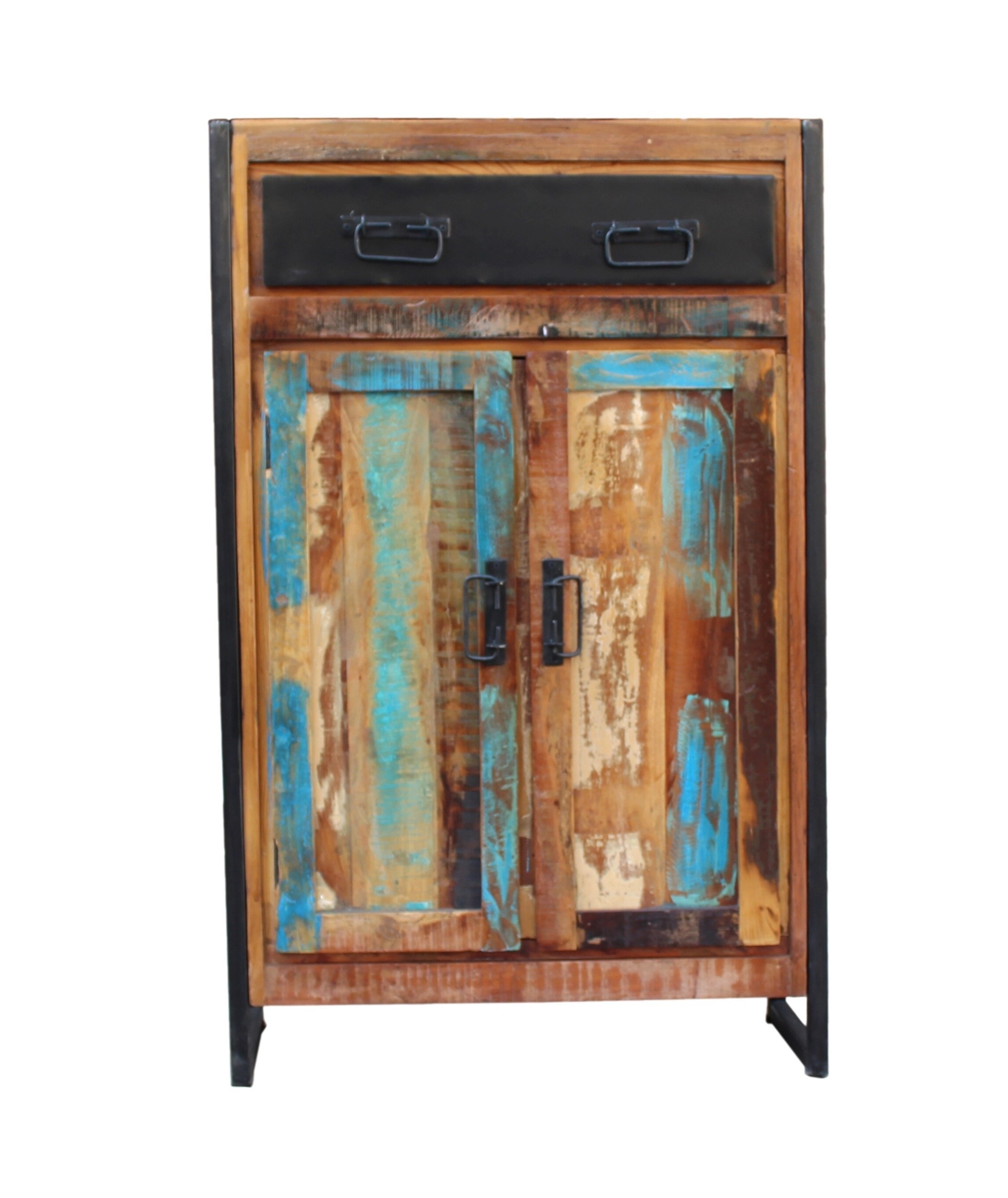 Highboard Bali Altholz bunt Kommode Sideboard Wohnzimmer Esszimmer Schrank