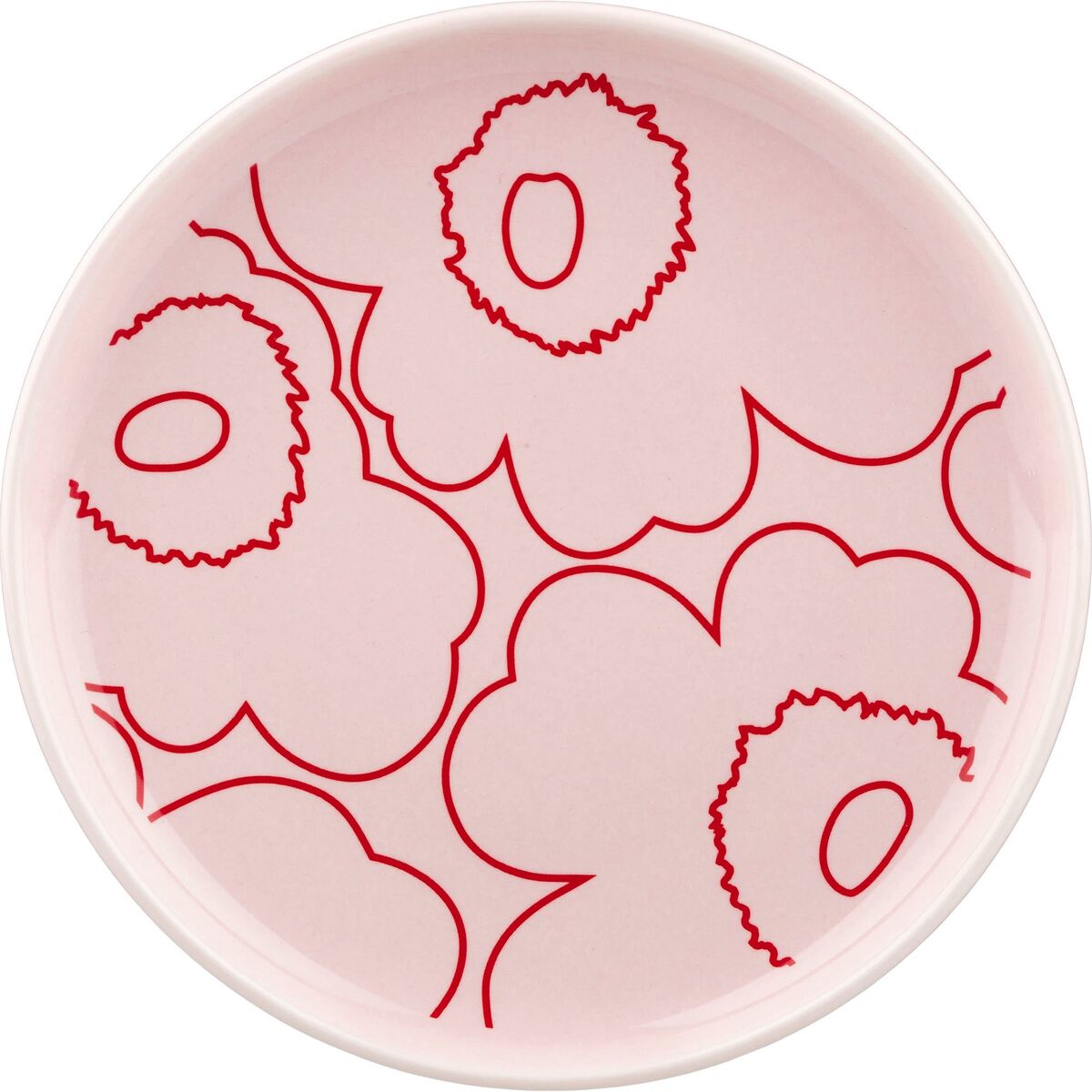 Piirto Unikko krus + tallerken, 4 deler