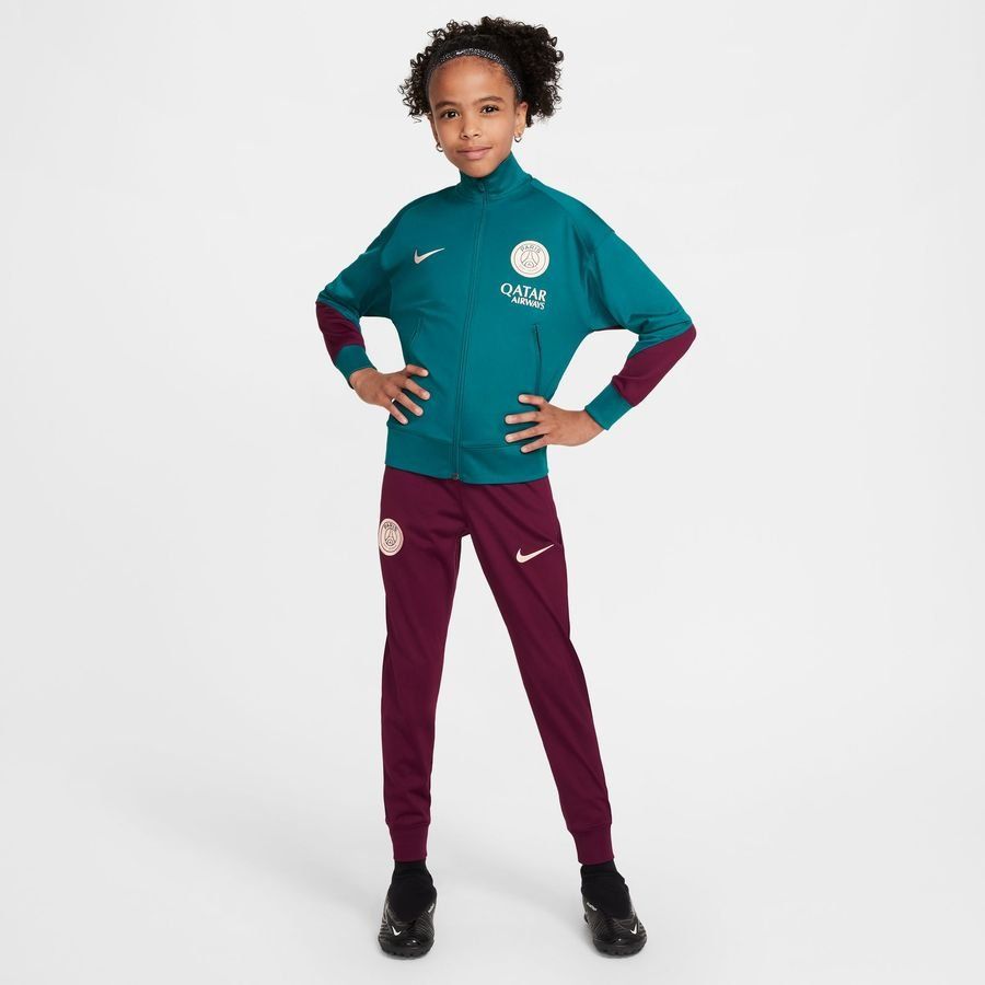 Paris Saint-Germain Survêtement Dri-FIT Strike - Geode Teal/Bordeaux/Orange Enfant