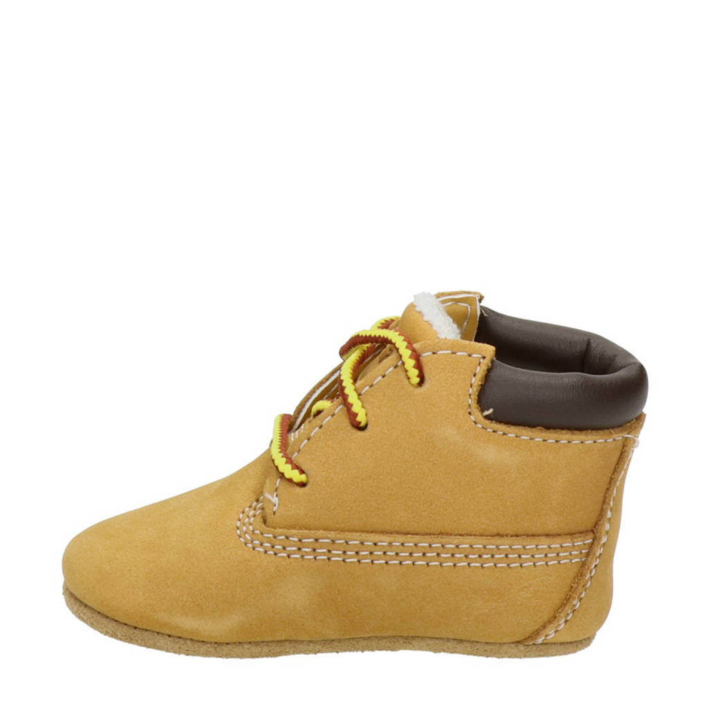 Timberland nubuck babyschoenen camel