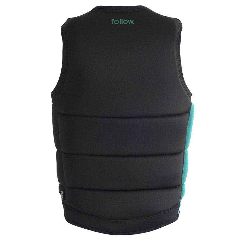 GILET IMPACT FOLLOW CORP 2024 NOIR/VERT