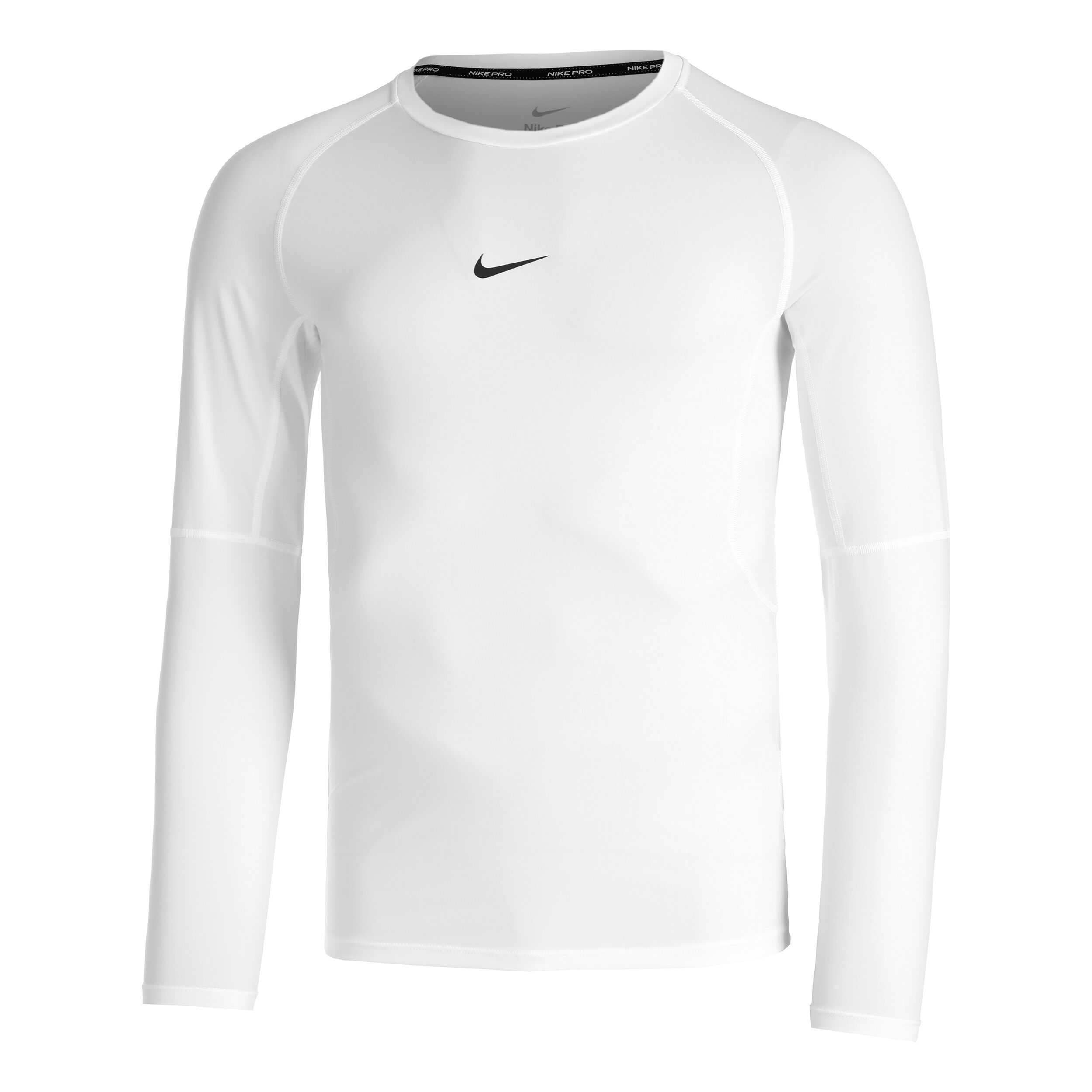 Nike Dri-Fit Pro Tight Fitness Haut Manches Longues Hommes - Blanc , Noir