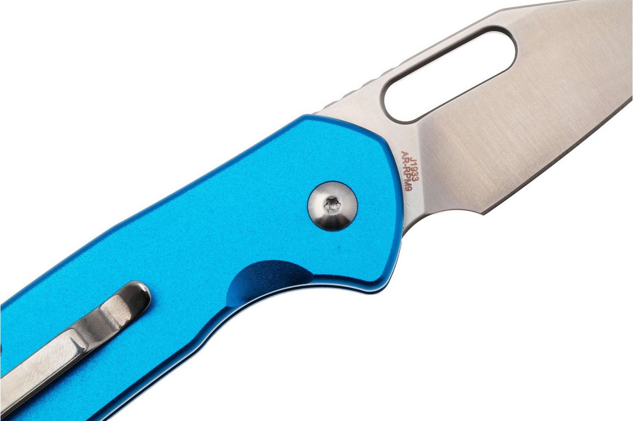 CJRB Mini Pyrite J1933-BU, Satin AR-RPM9, Blue Aluminium, zakmes