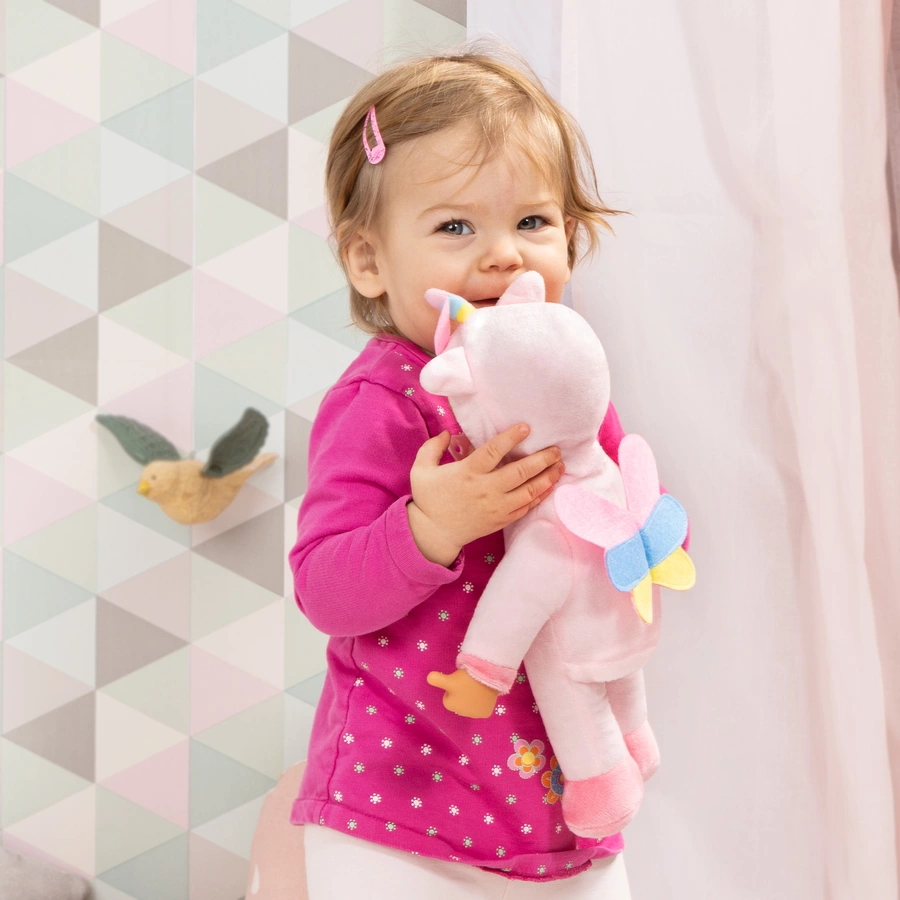 bayer Design Puppe i Baby Angels 30 cm rosa
